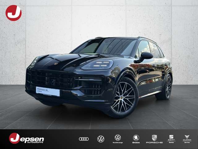 Imagine Porsche Cayenne E-Hybrid Black Edition AHK Sitzbel. PANO