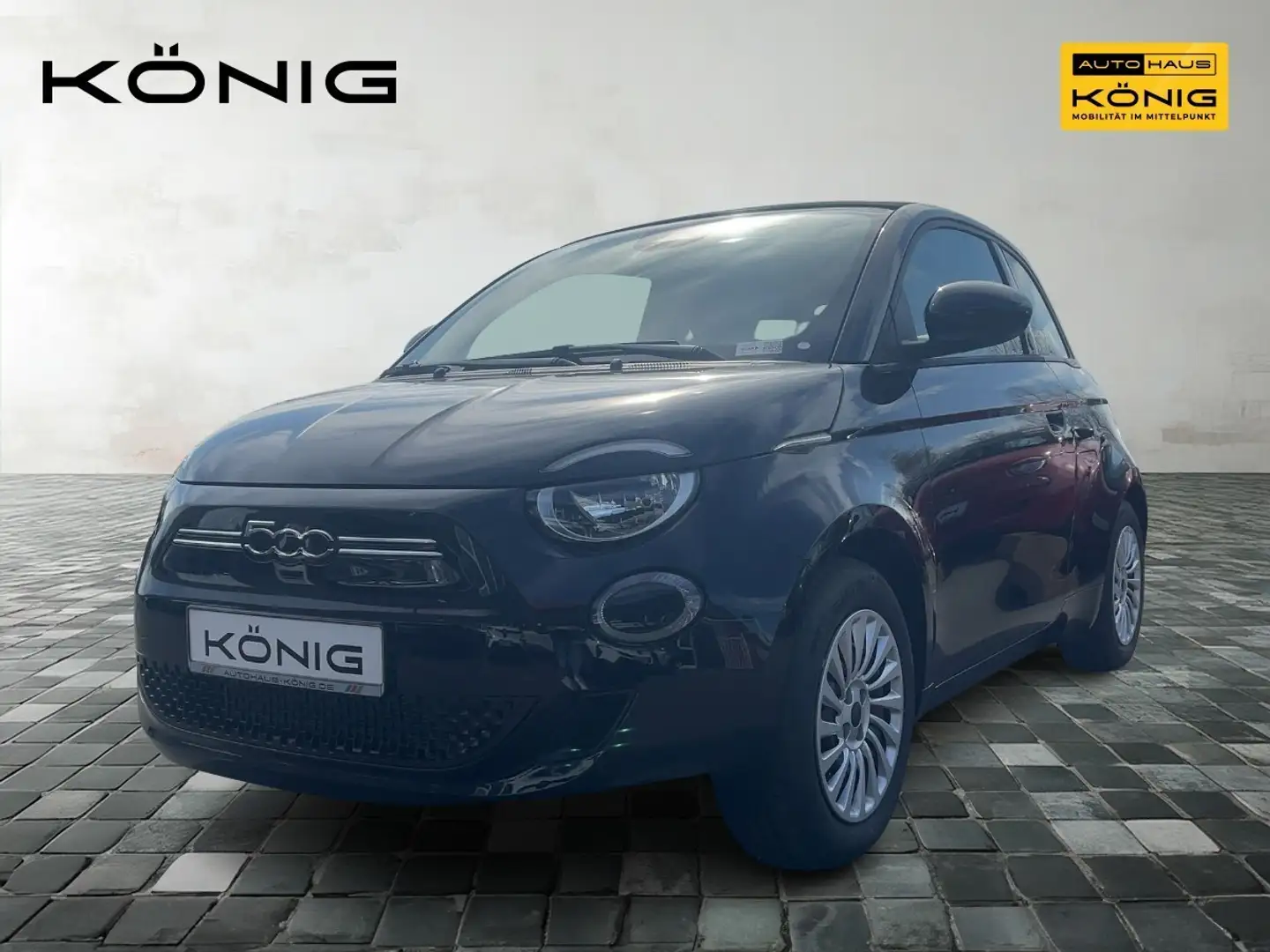 Fiat 500C Cabrio Elektro 42kWh RED Komfortpaket Negru - 1