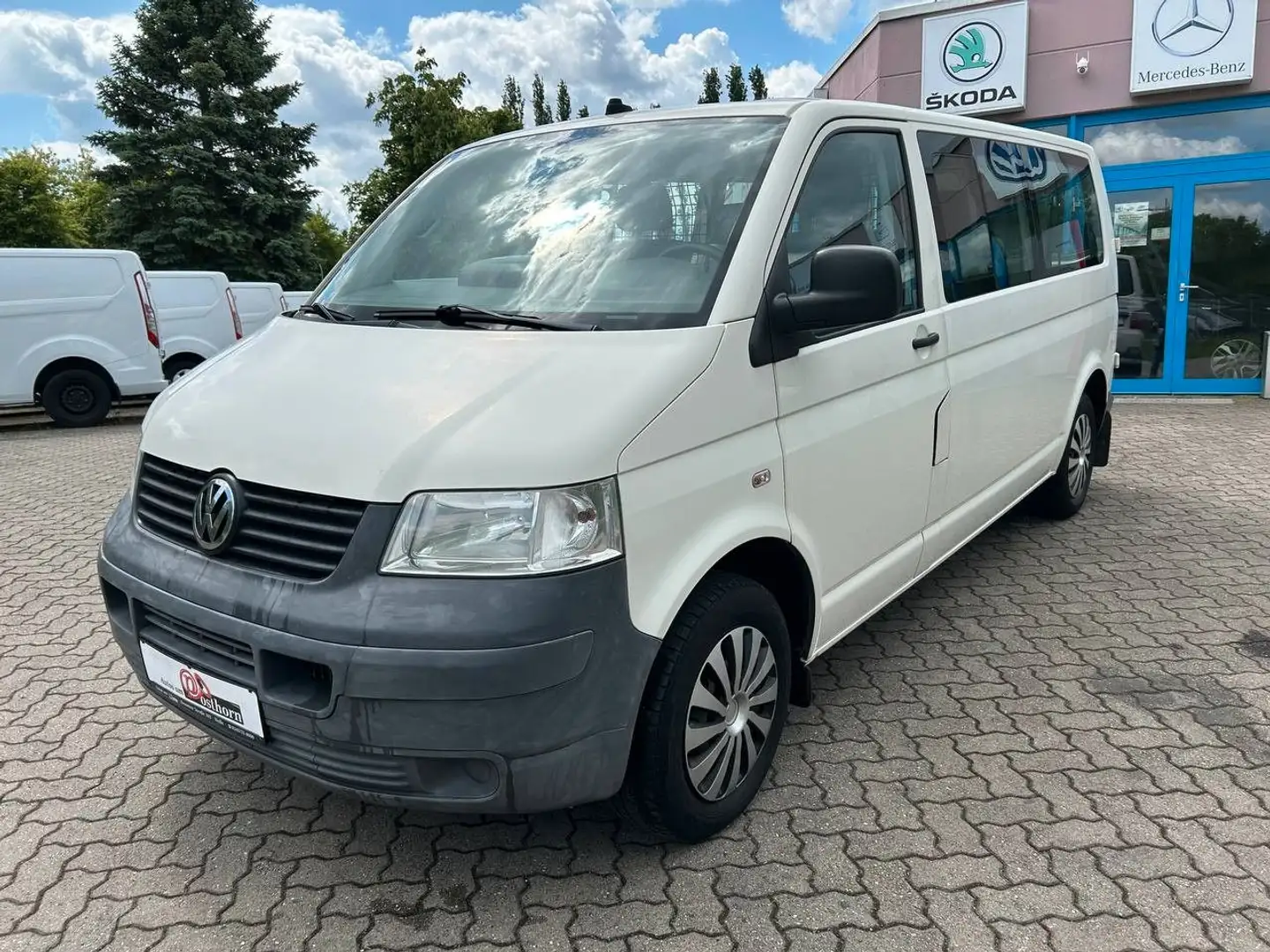 Volkswagen T5 Kombi Lang Klima AHK Gris - 1
