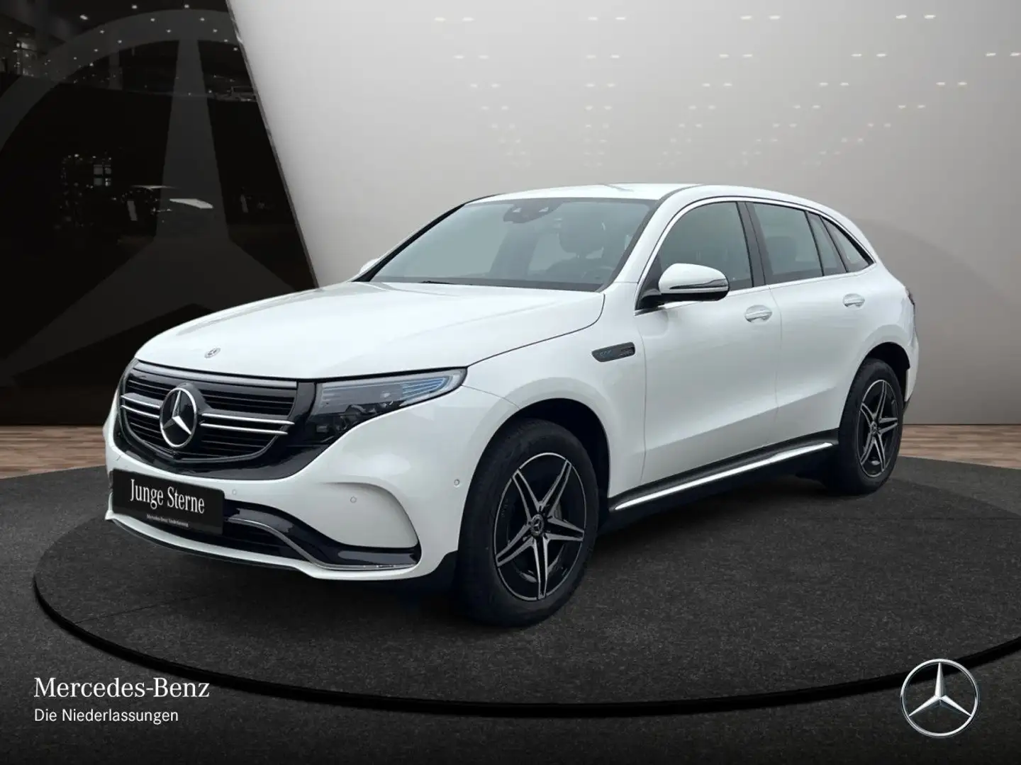 Mercedes-Benz EQC 400 4M AMG+MULTIBEAM+KAMERA+HUD+KEYLESS Blanc - 2