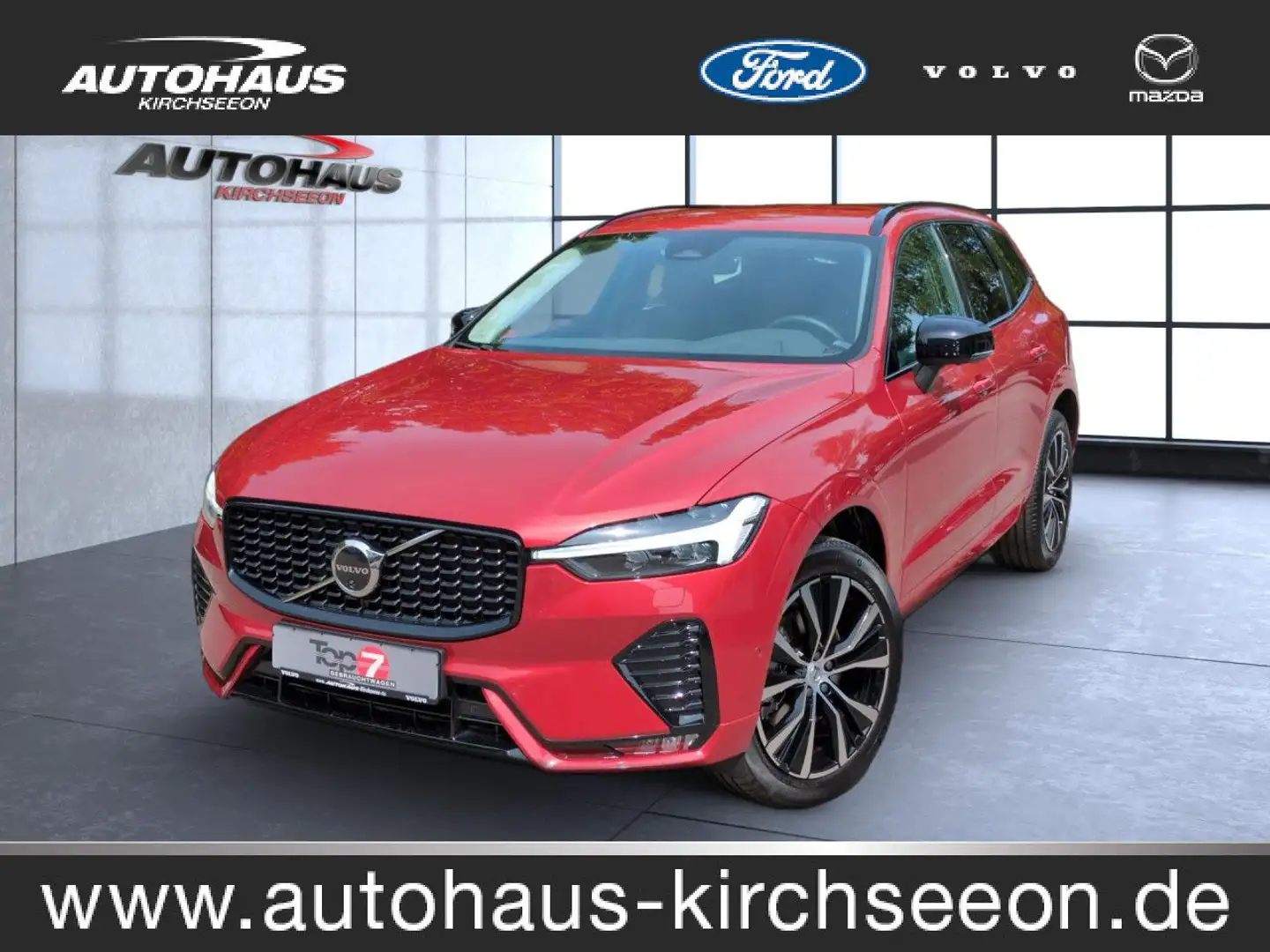 Volvo XC60 B4 (Benzin) Plus Dark FWD Automatik Bluetooth Rouge - 1