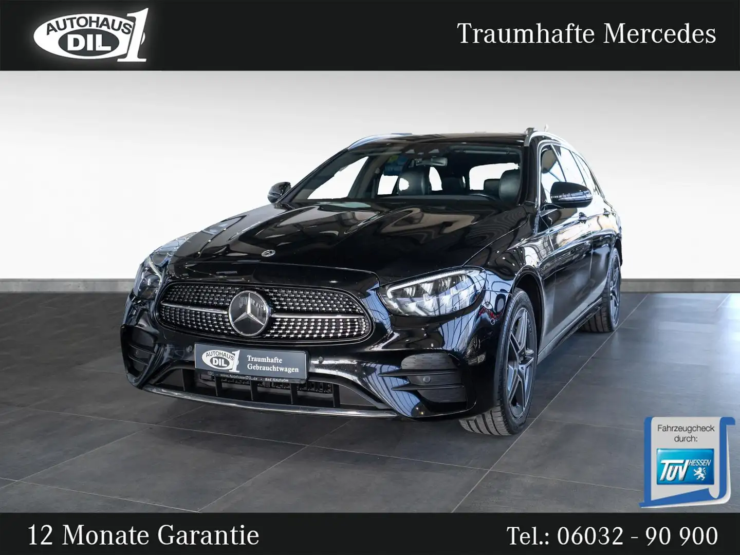 Mercedes-Benz E 300 de 4M T 9G-TRONIC *AMG*AHK*R-KAMERA*1.HD* Schwarz - 2