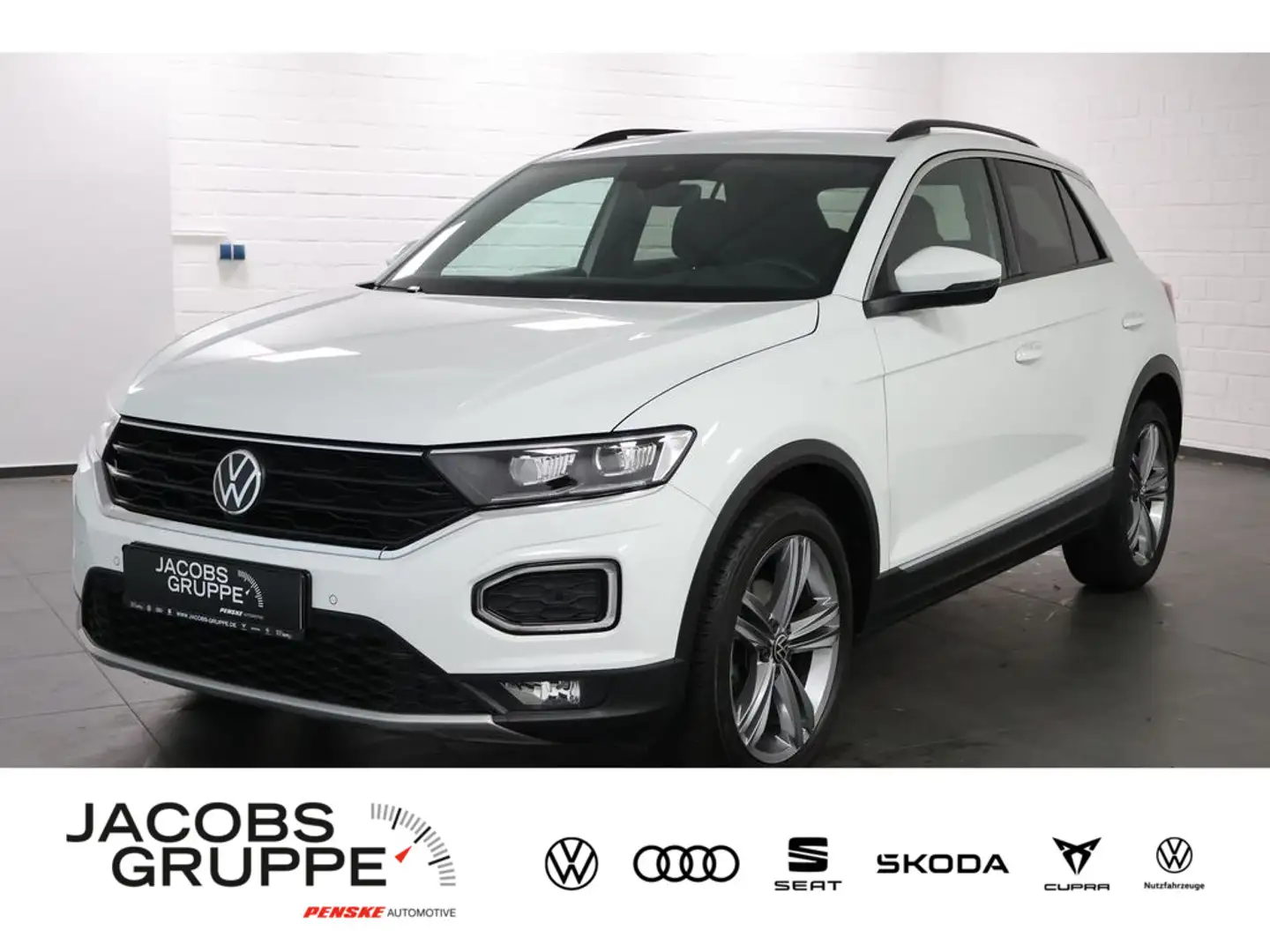 Volkswagen T-Roc 1.5 TSI Sport DSG,Navi,LED,SHZ Weiß - 1