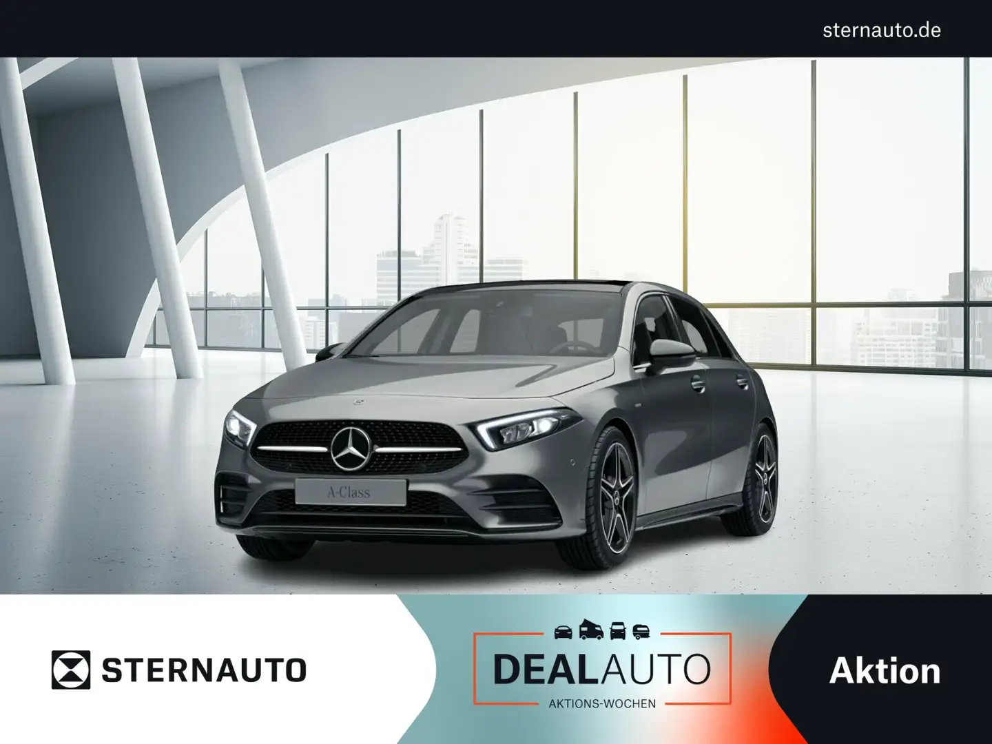 Mercedes-Benz A 200 A 200 d AMG Pano StHz Ambiente Totwinkel Memory Grau - 1