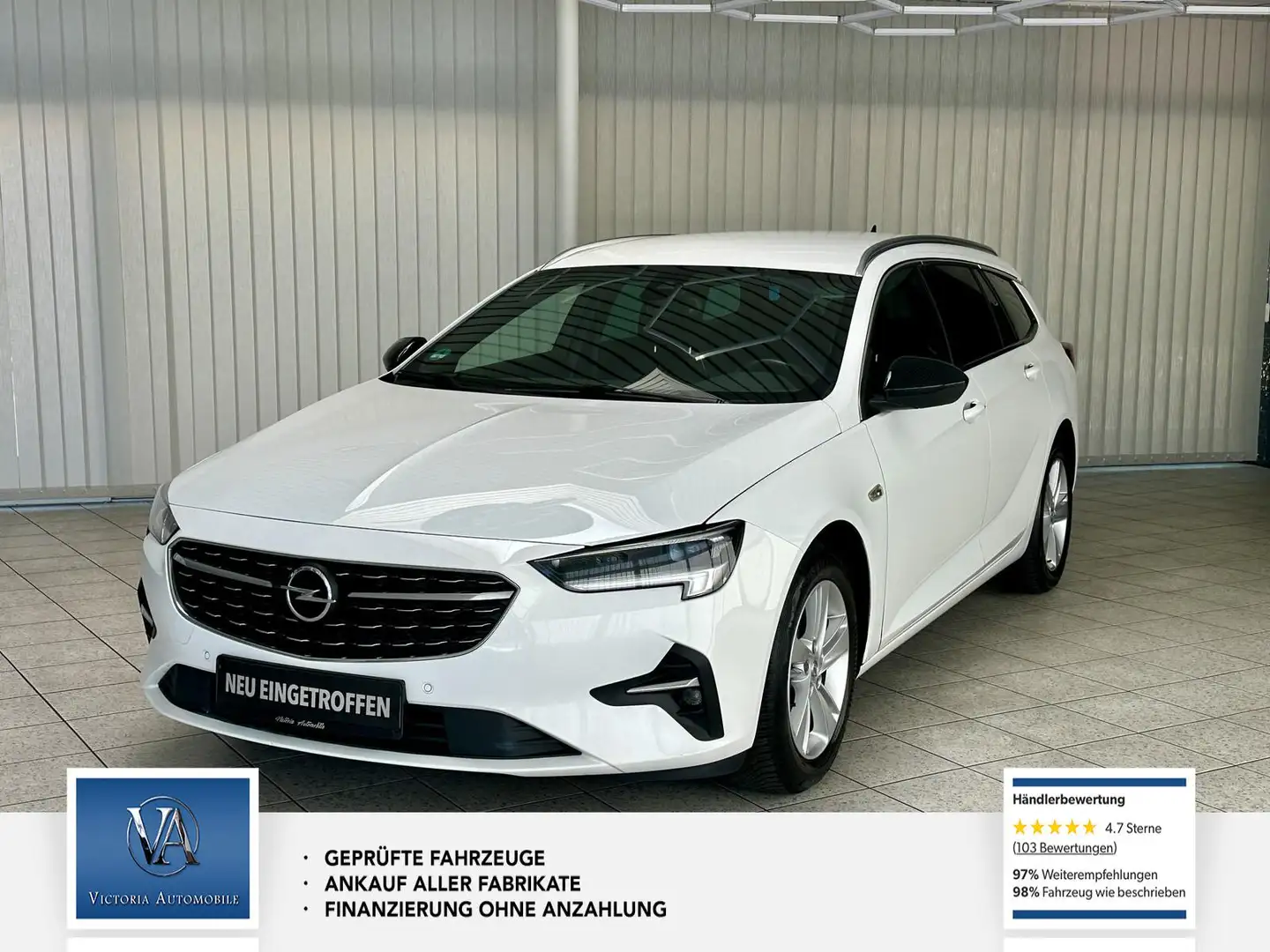 Opel Insignia B Sports Tourer 1 Hand, Scheckheft, Super Ausstatt Blanco - 1