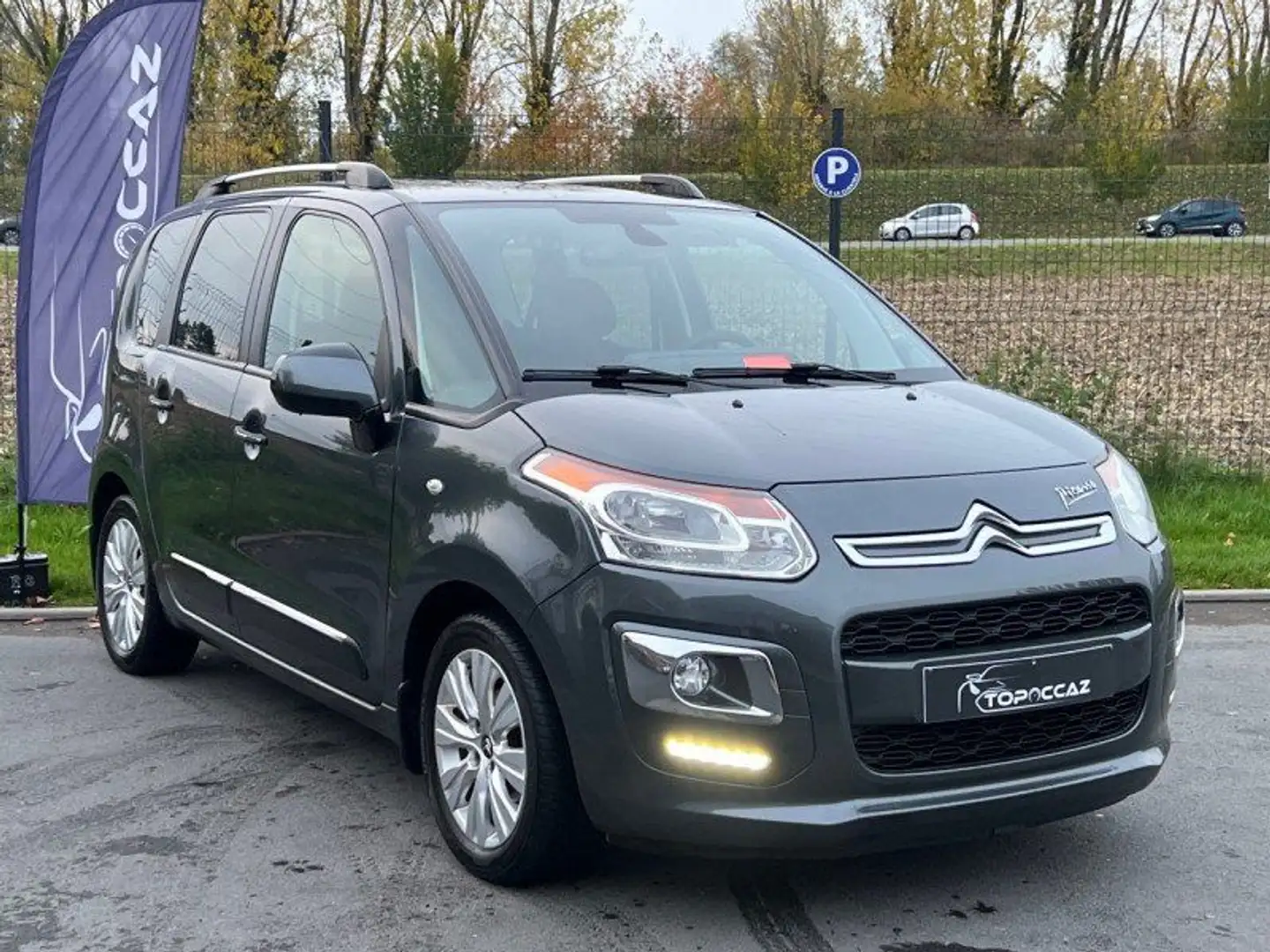 Citroen C3 Picasso 1.4 VTI 95CH EXCLUSIVE * 96.000KM * 12/2013 * 1ERE MAIN Grau - 2