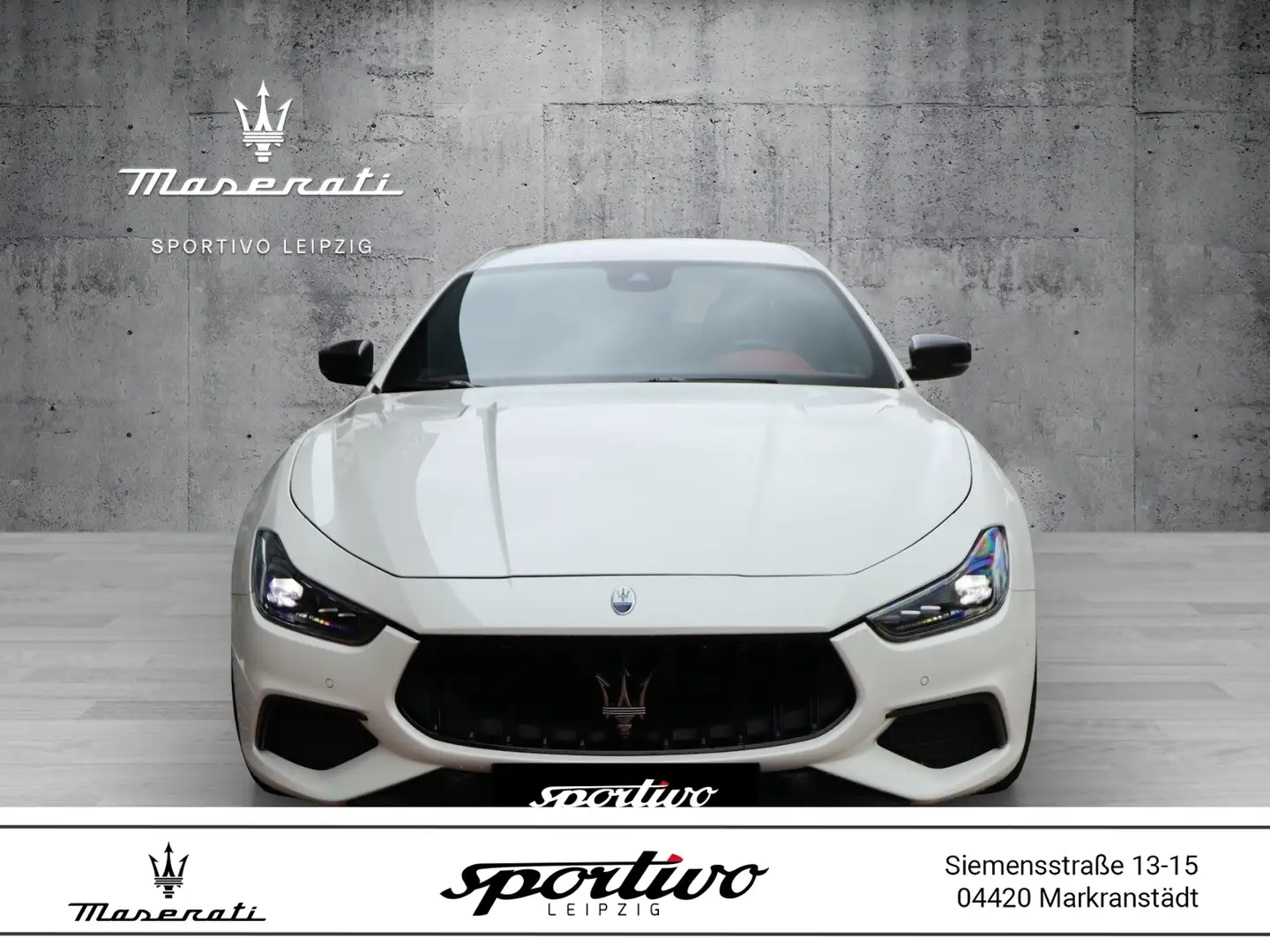 Maserati Ghibli Trofeo Fuori Serie Blanc - 1