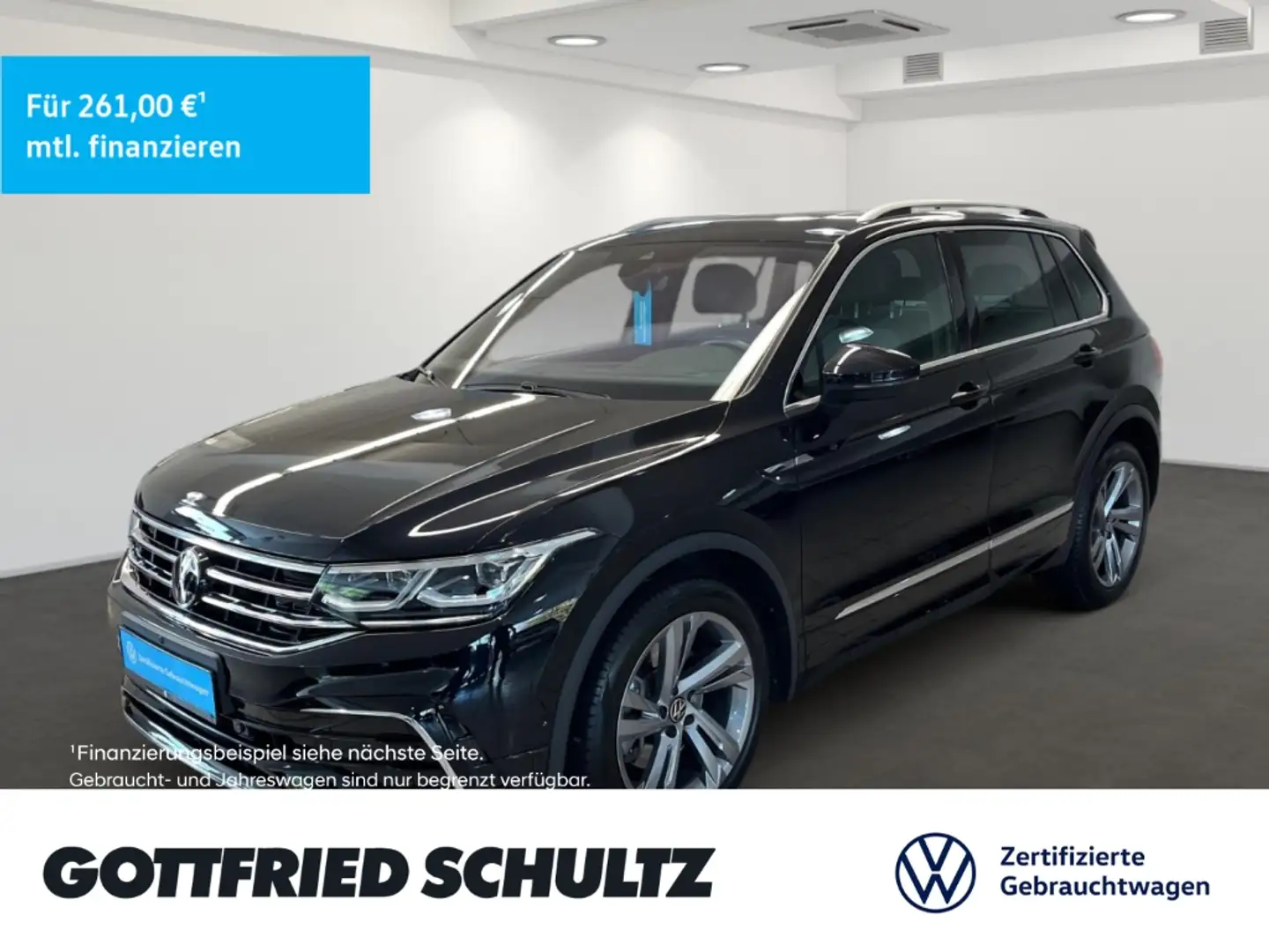 Volkswagen Tiguan 2.0 TDI DSG R-Line Navi ACC APP-Connect Standheizu Zwart - 1