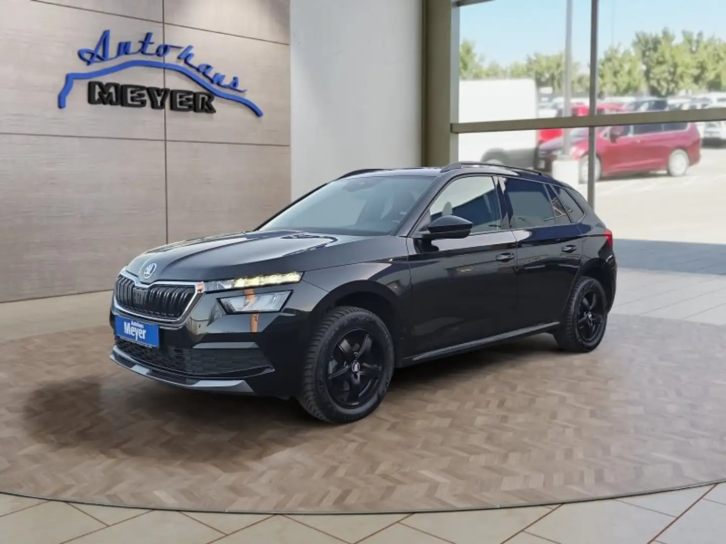 Skoda Kamiq 1,5TSI DSG aAHK/8*Alu/LED/Temp/2-Z.Klimaaut. Noir - 1