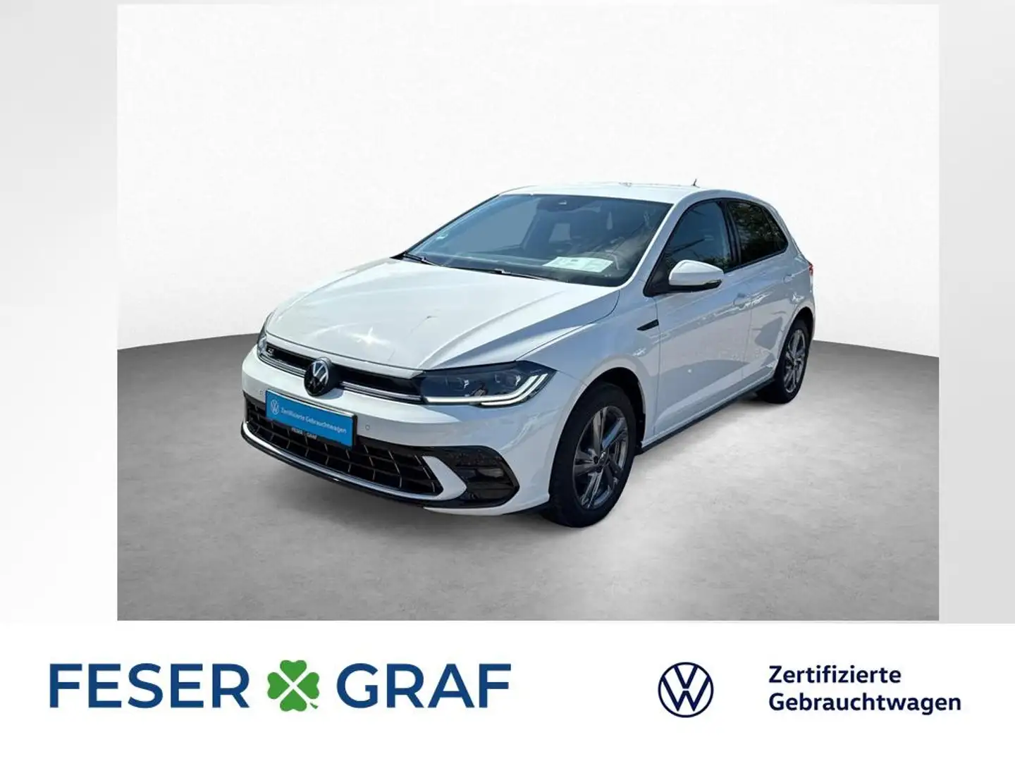 Volkswagen Polo 1.0 TSI DSG R-Line NAVI ACC APP IQ.LIGHT Weiß - 1