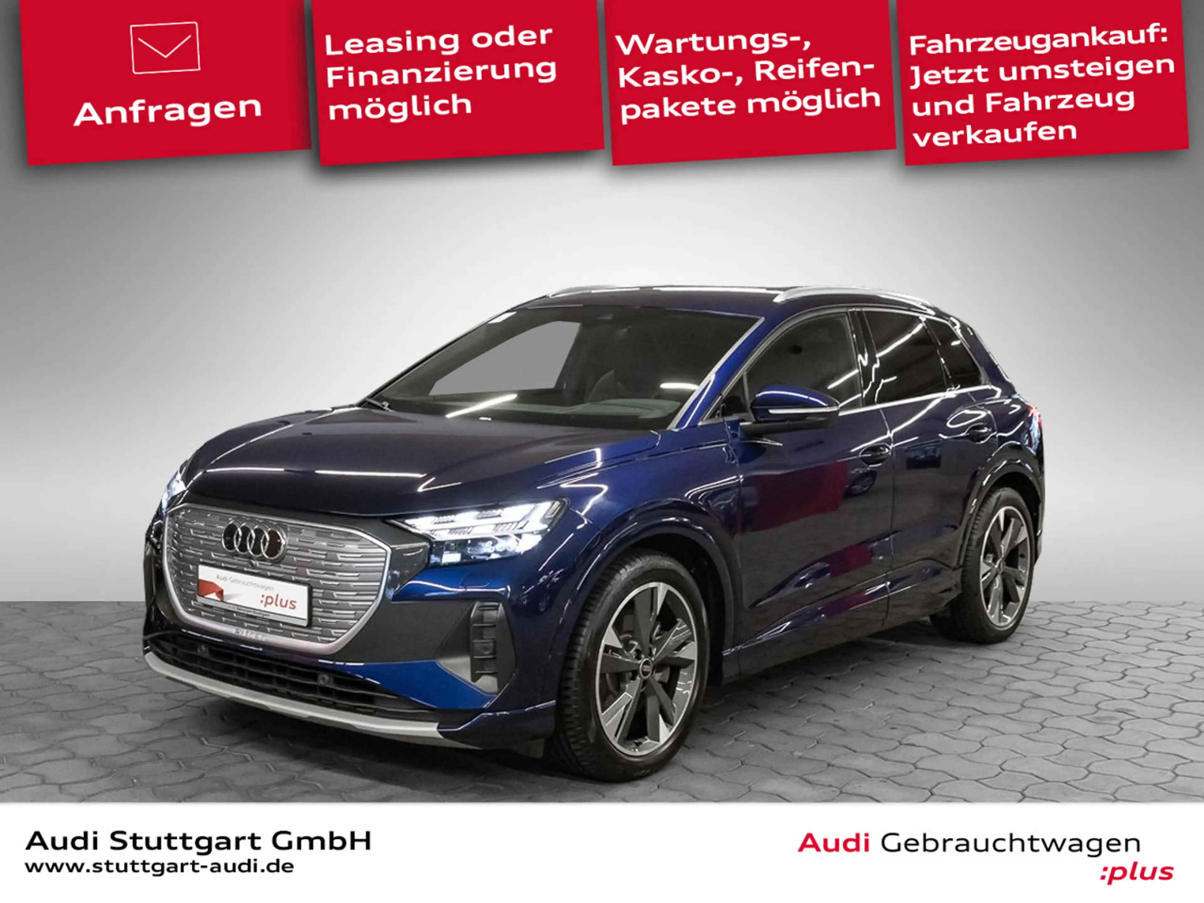 Audi Q4 e-tron 40 S line AHK Matrix AR-HeadUp Kamera