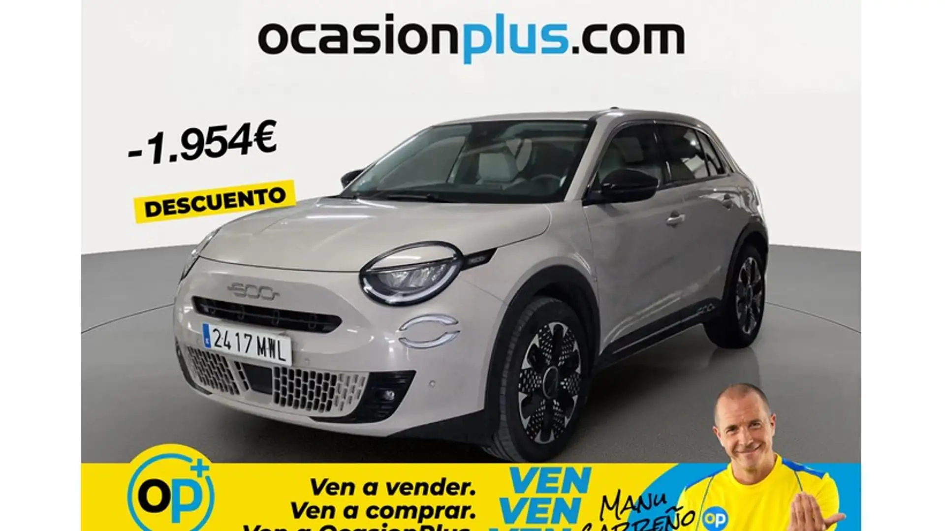 Fiat 600 1.2 MHEV La prima DDCT 74kW Beige - 1