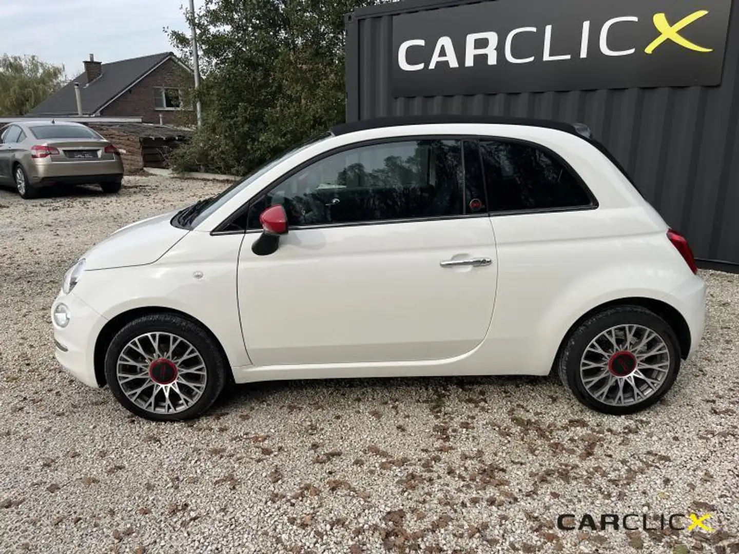 Fiat 500C RED Cabrio Hybrid Wit - 2