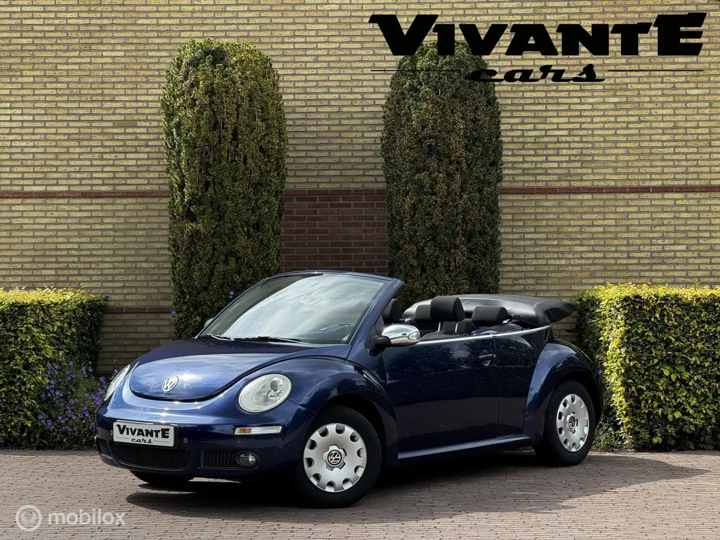 Volkswagen New Beetle Cabriolet 1.6 Highline Stoel.vrw*Airco Blauw - 1