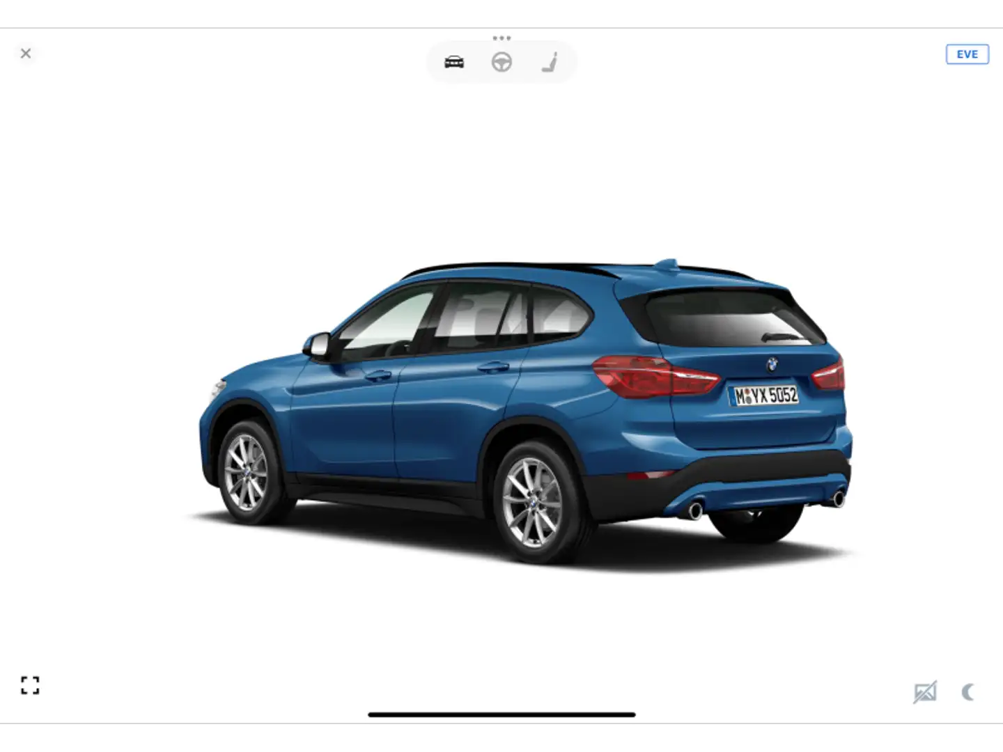 BMW X1 sDrive18d Bleu - 2