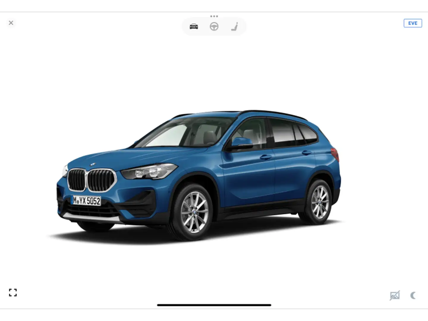 BMW X1 sDrive18d Bleu - 1