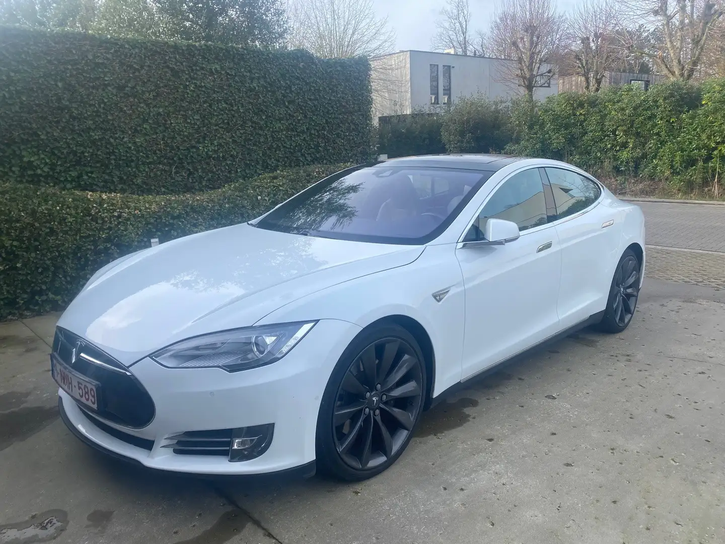 Tesla Model S Model S 70D Blanc - 1