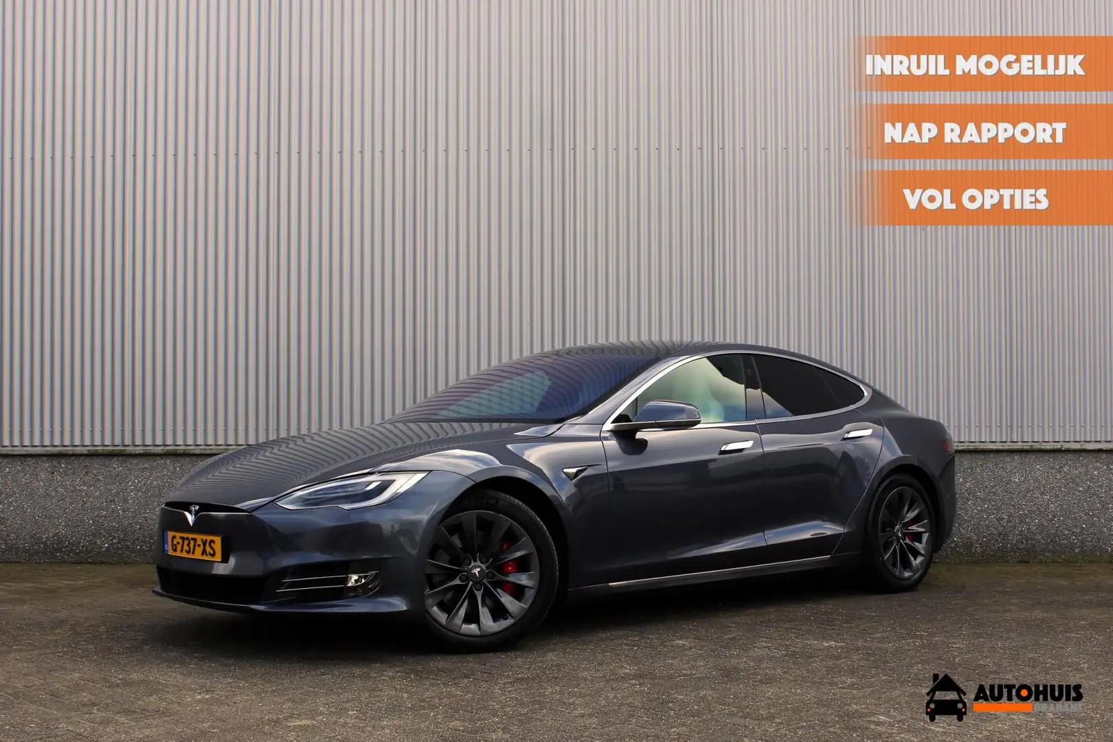 Tesla Model S Performance Ludicrous Mode Aut. Free Supercharging Grijs - 1