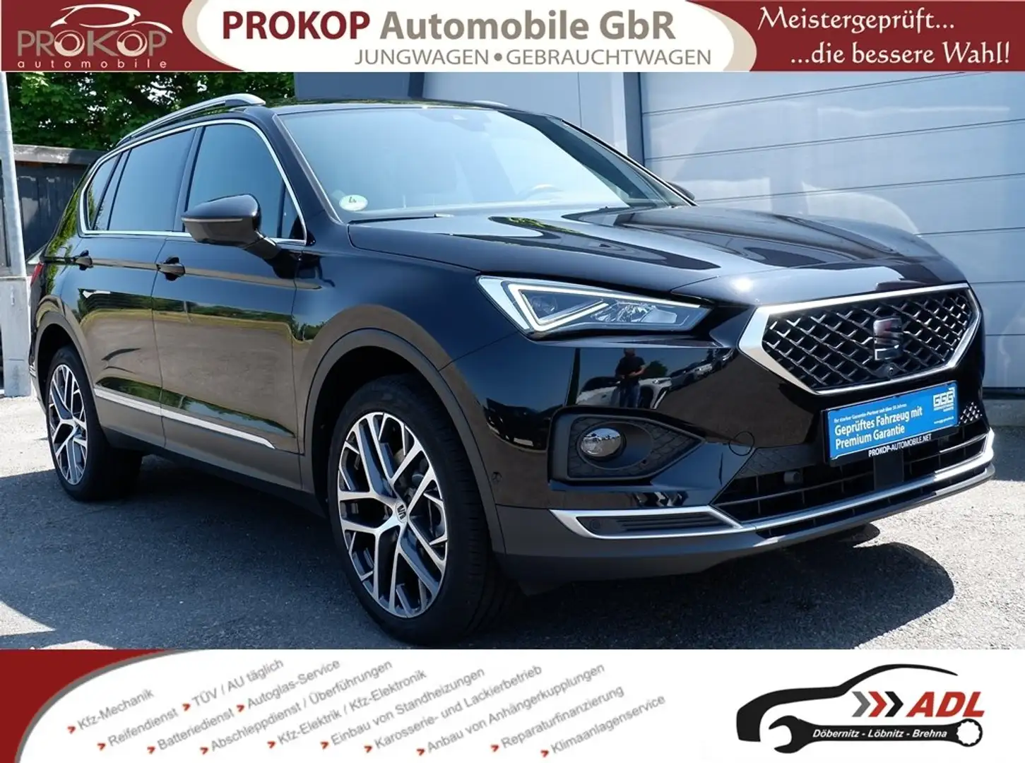 SEAT Tarraco Xper. e-Hybrid ACC DCC Nav LED 360° AHK 20"LM Schwarz - 1