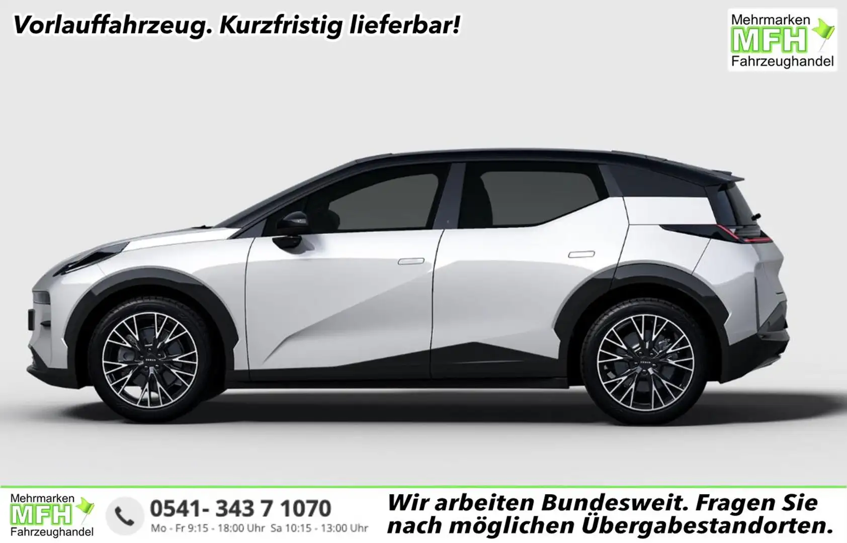Zeekr X Privilege BEV 69kWh AWD Leder HUD 20Z Pano Nav ... Weiß - 1