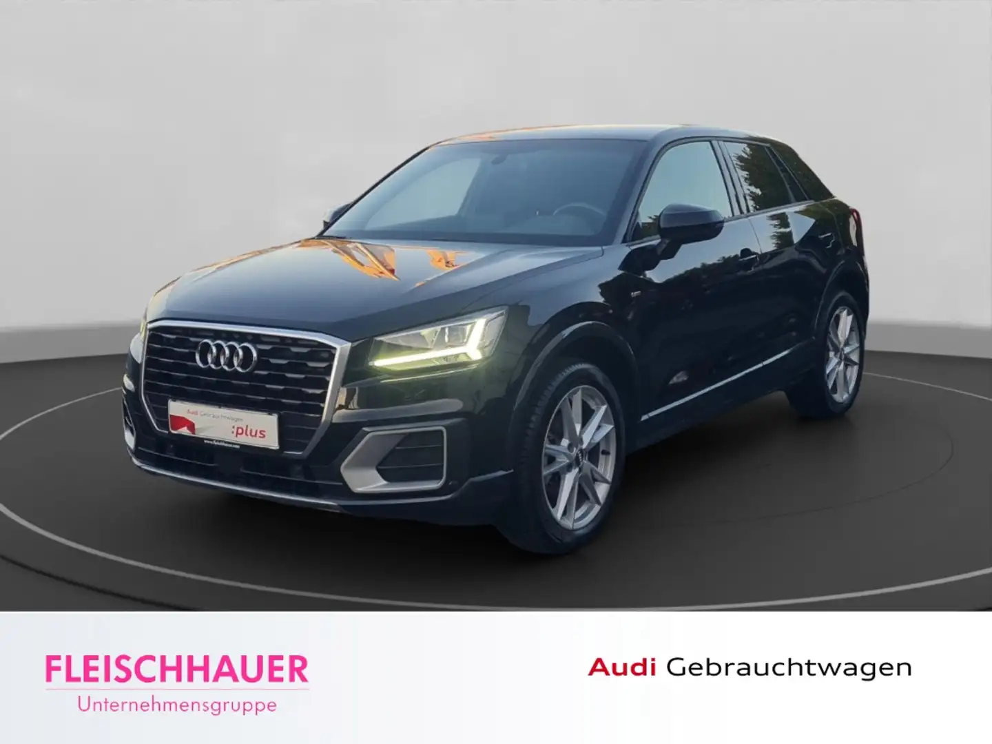 Audi Q2 35 TFSI S-Line DSG+APS-Plus+LED+CarPlay+Navi+RK+AH Schwarz - 1