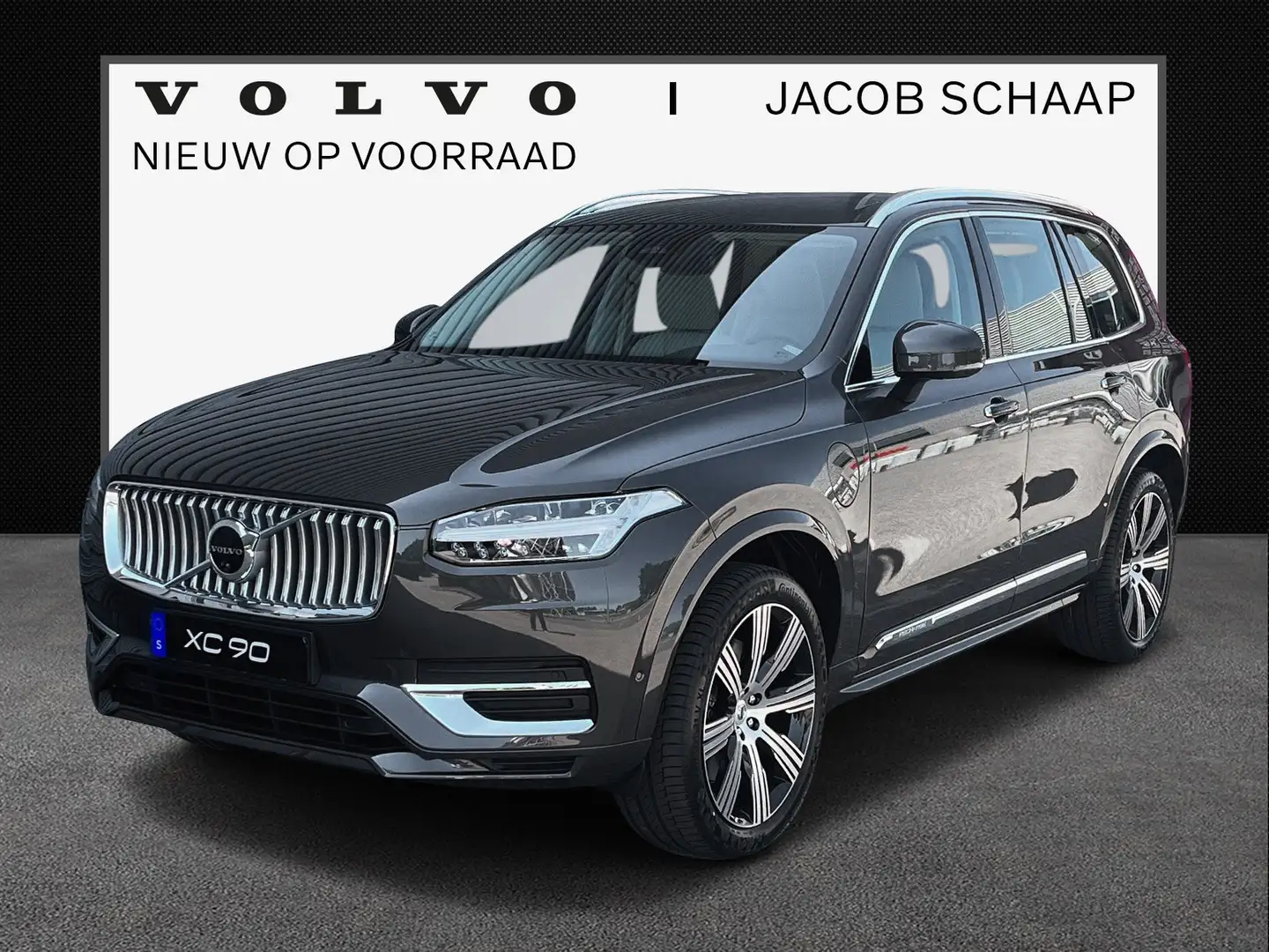 Volvo XC90 T8 Recharge AWD Plus Bright Luchtvering / 360 came Grijs - 1
