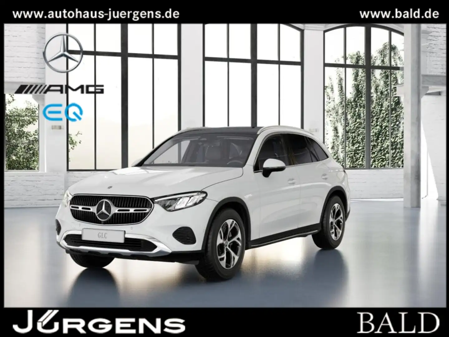 Mercedes-Benz GLC 200 4M Avantgarde/LED/Cam/Pano/AHK/Memo/Totw Weiß - 1
