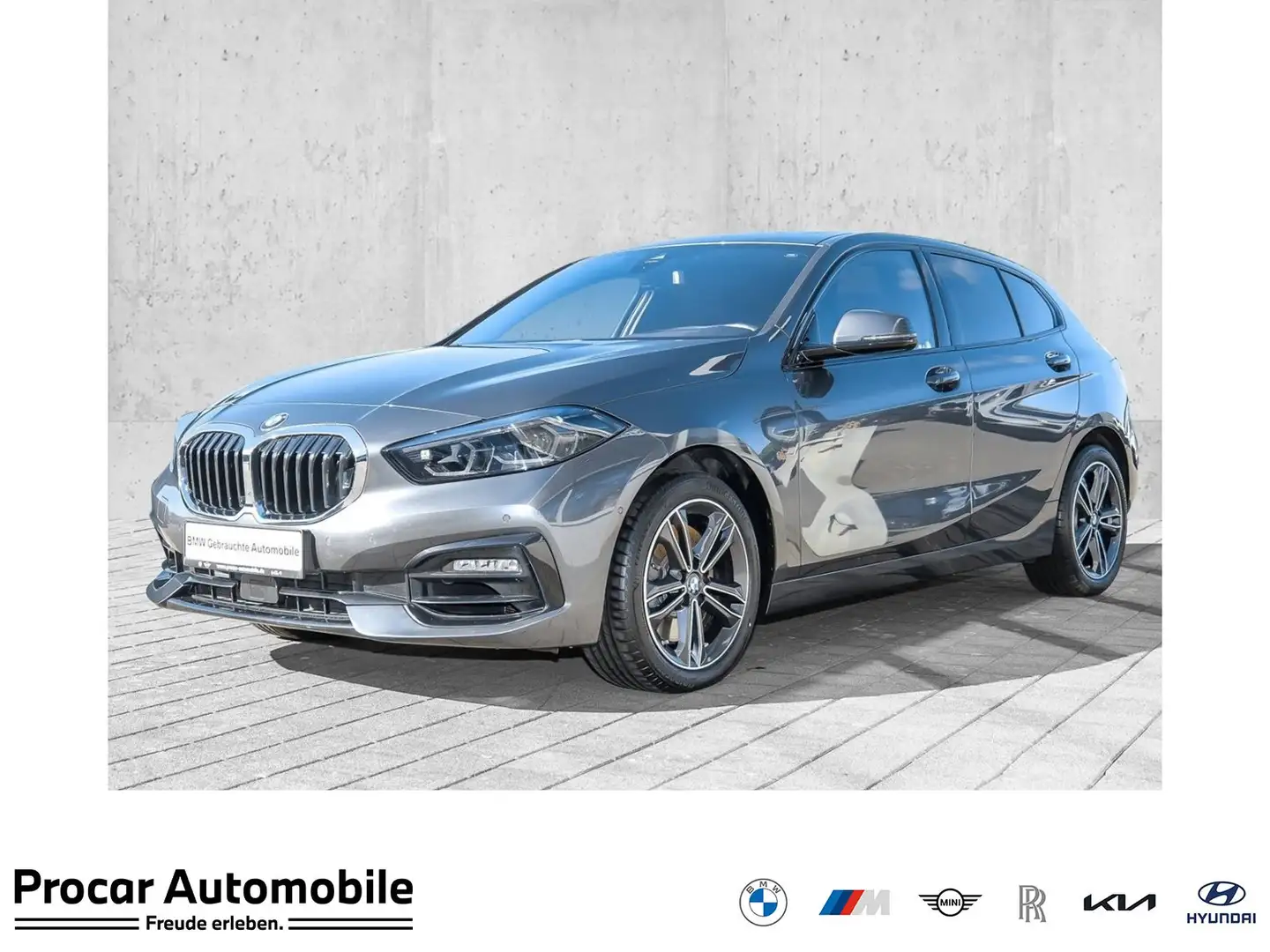 BMW 120 i HUD PANO ACC RFK NAVI LED Sound Syst. Grau - 1