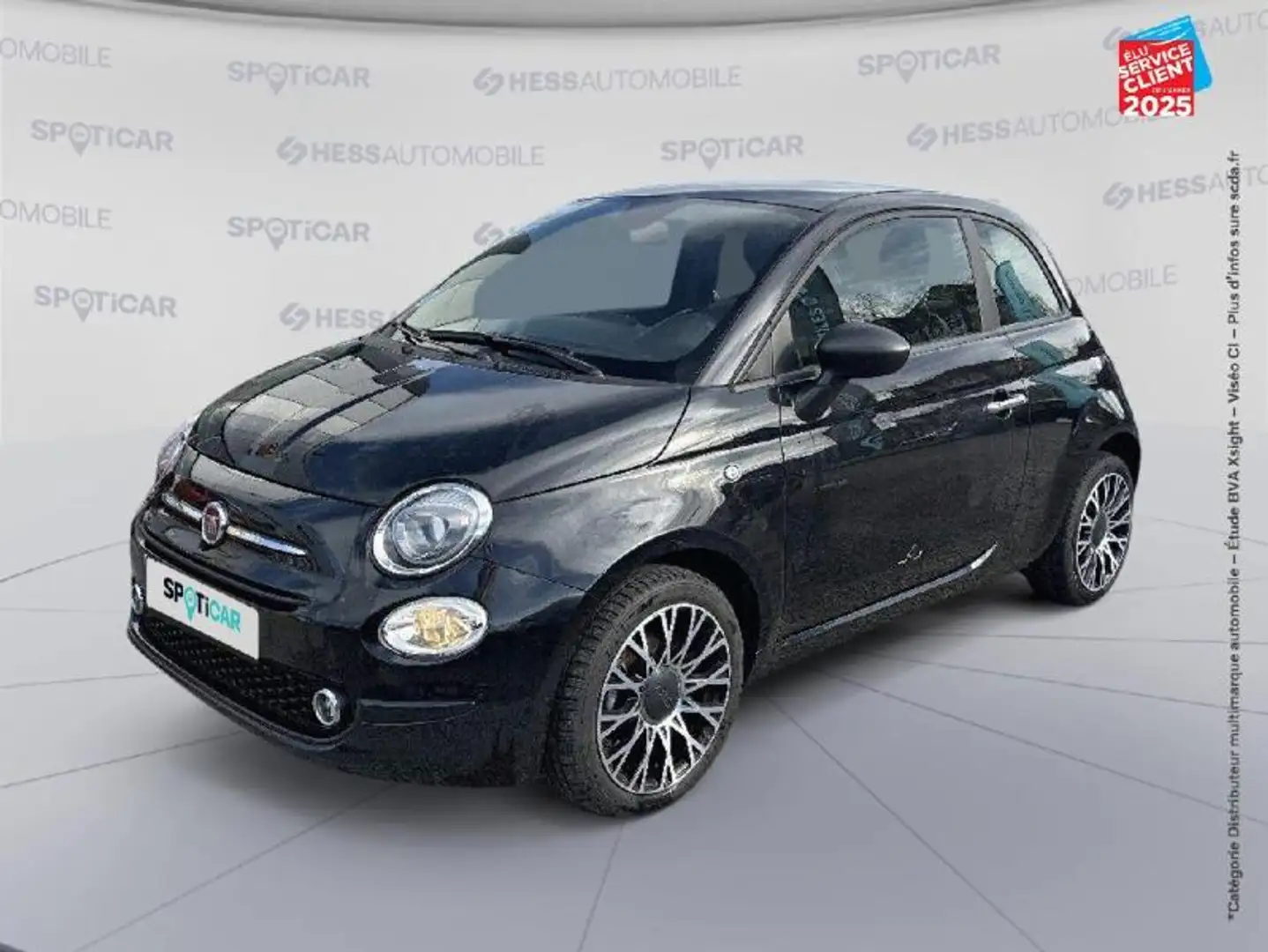 Fiat 500 1.0 70ch BSG S\u0026S Noir - 1
