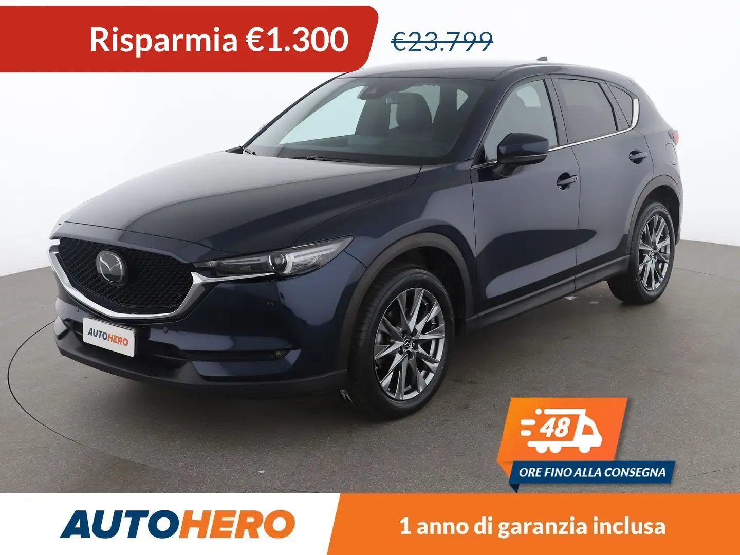 Mazda CX-5 2.2 Turbodiesel Signature 150 CV Modrá - 1