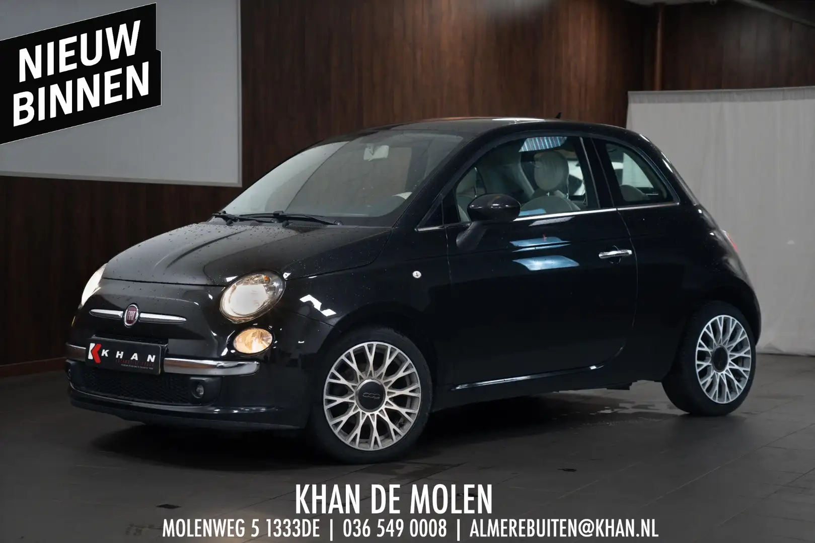 Fiat 500 0.9 TwinAir Lounge Panoramadak | Automaat | Goed o Schwarz - 1