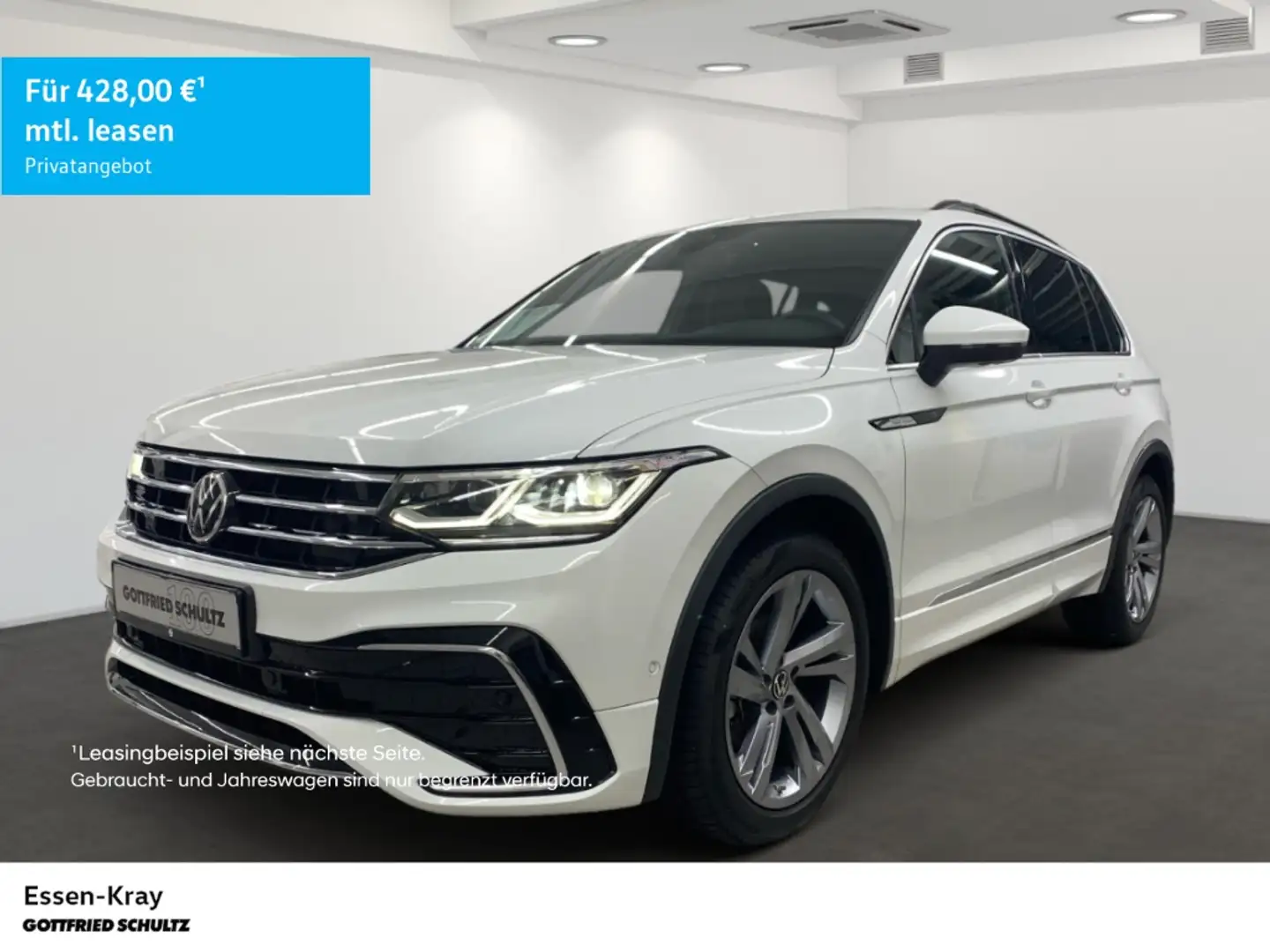 Volkswagen Tiguan R-Line 1.5 TSI DSG LED ACC AHK Kamera Weiß - 1