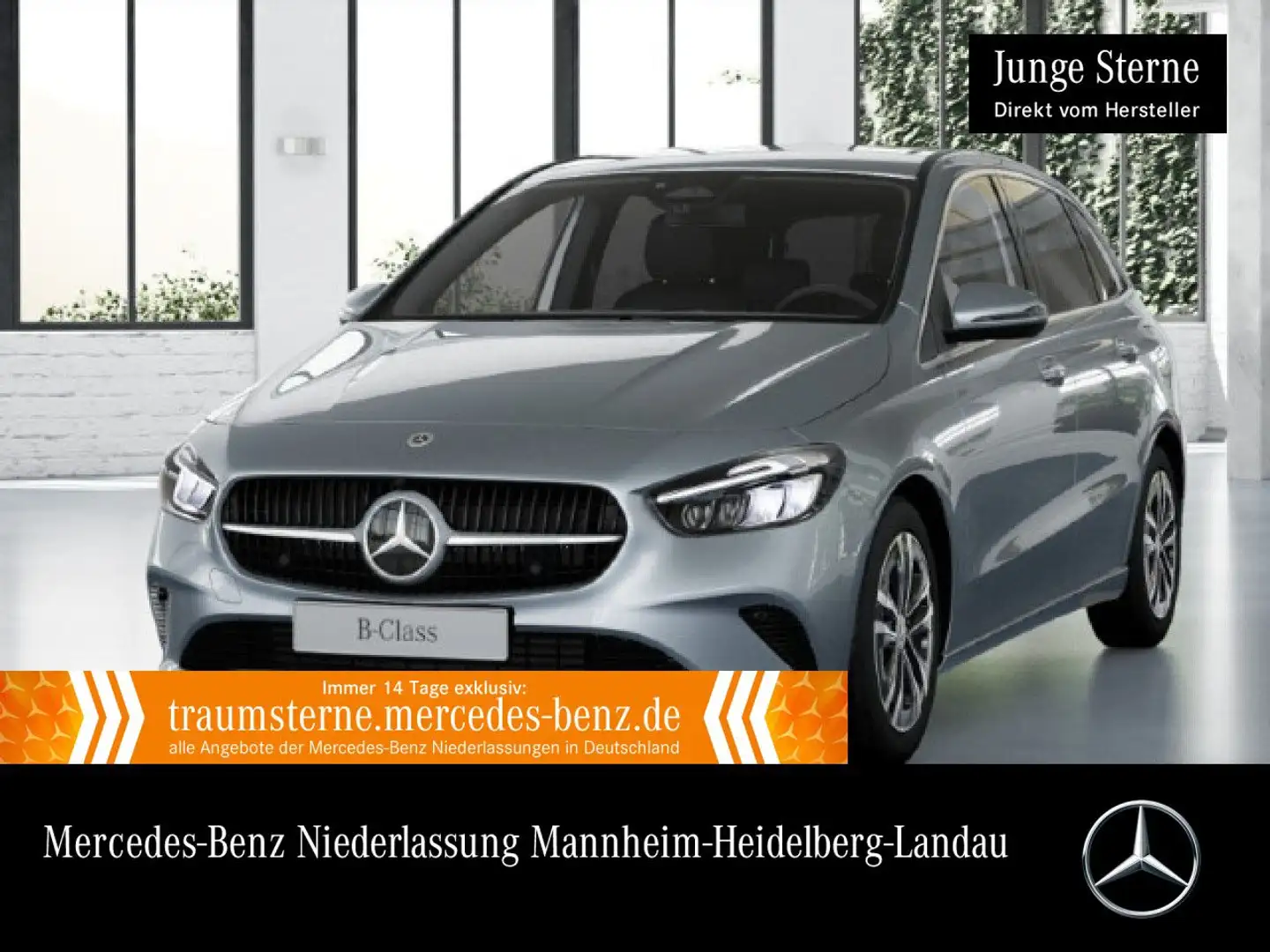 Mercedes-Benz B 250 4M PROGRESSIVE+LED+KAMERA+TOTW+KEYLESS+8G Silber - 1