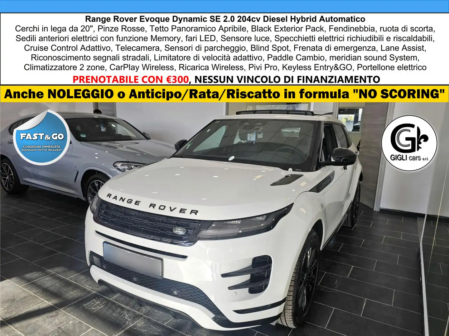 Land Rover Range Rover Evoque Dynamic SE Tetto Navi C.20 BlackPack NEW MODEL Blanco - 1