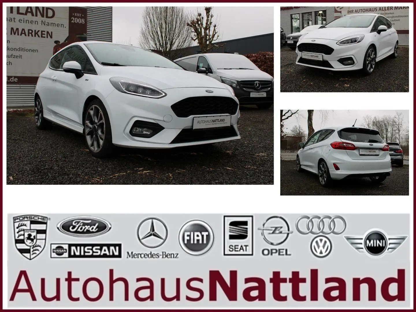 Ford Fiesta ST-Line X PDC B&O Navi LED Klimaautomatik Wit - 1
