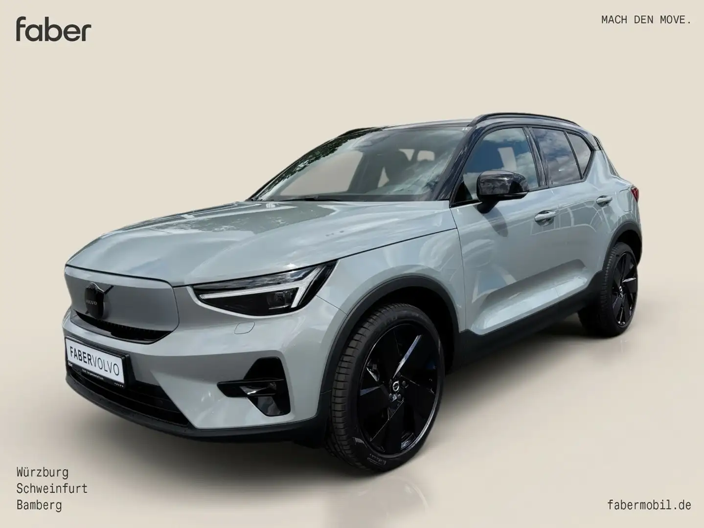 Volvo EX40 Single Motor Ext. R. Plus Black Edition Grau - 2