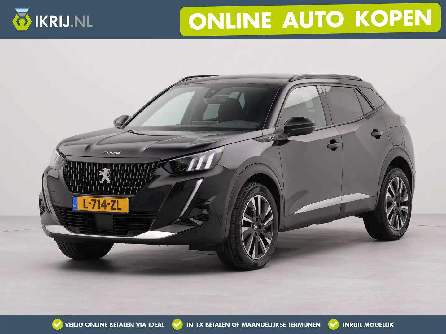 Peugeot 2008 Suv 1.2 PureTech GT Pack Automaat | Navigatie by A Siyah - 1