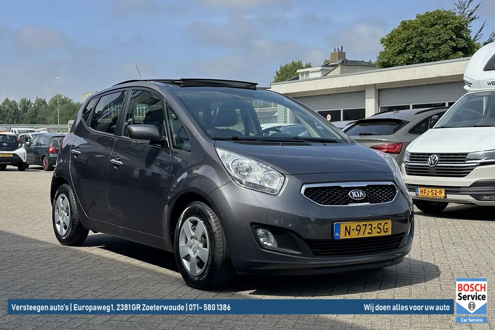 Kia Venga 1.6 CVVT AUTOMAAT PLATINUM | Navigatie groot scher Grijs - 2