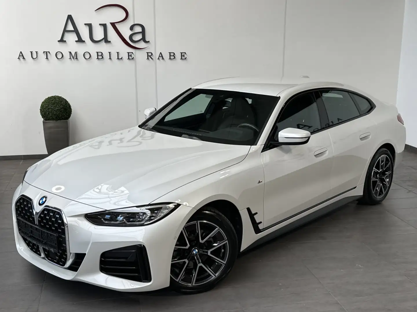 BMW 420 xDrive M-Sport NAV+LED+H&K+KAMERA Blanc - 1