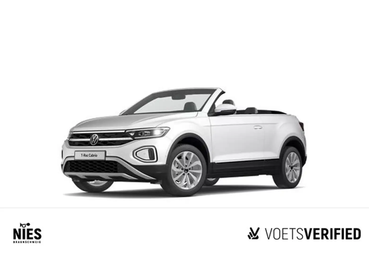 Volkswagen T-Roc Cabriolet Style 1.5 TSI DSG App-Connect+SHZ+Rea... Weiß - 1