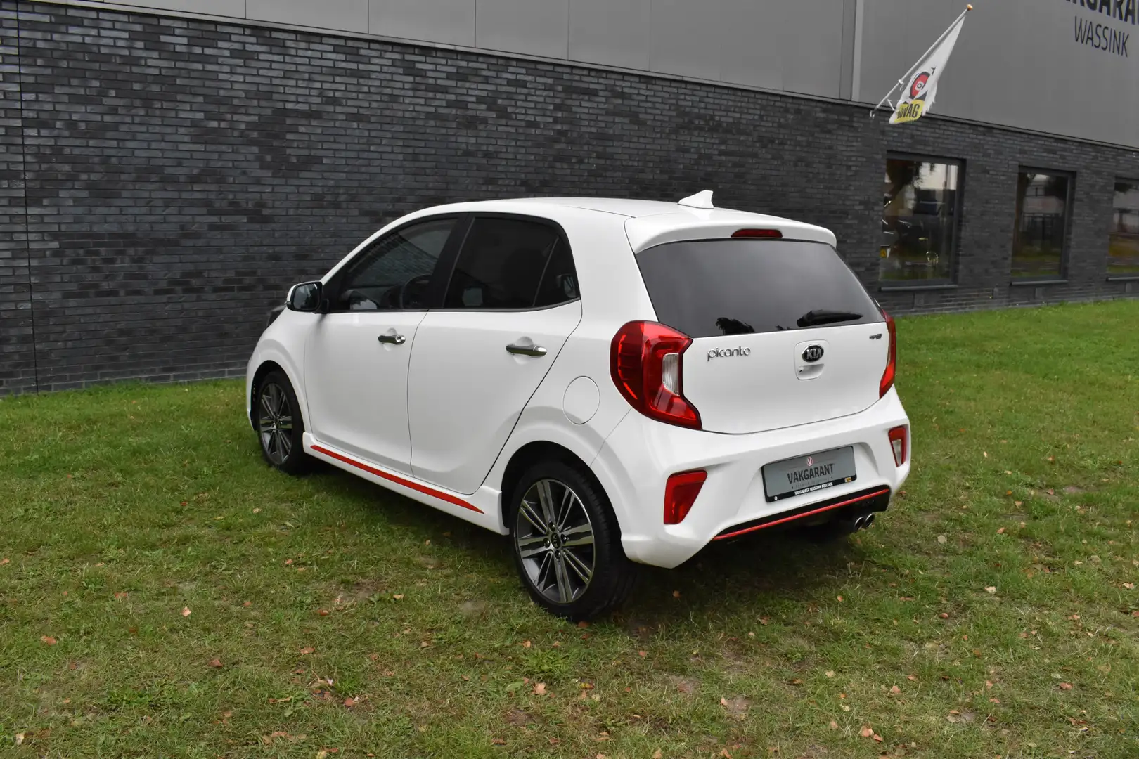 Kia 1.0 T-GDI GT-Line 100PK Leder interieur Parkeer ca Blanc - 2