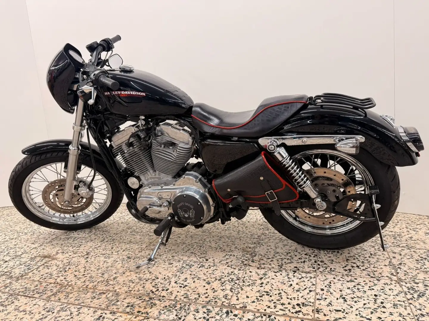 Harley-Davidson Sportster XL2 XL 883 Deutsches FZ.Inspektion+TÜV Negro - 2