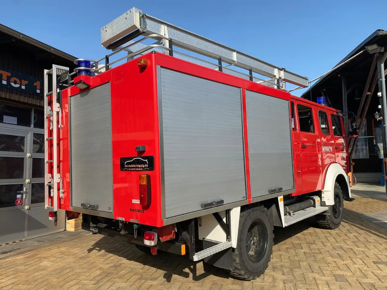 Iveco Magirus 75-16 AW LF 8/6 4x4 Allrad Singlebereif., foto 4