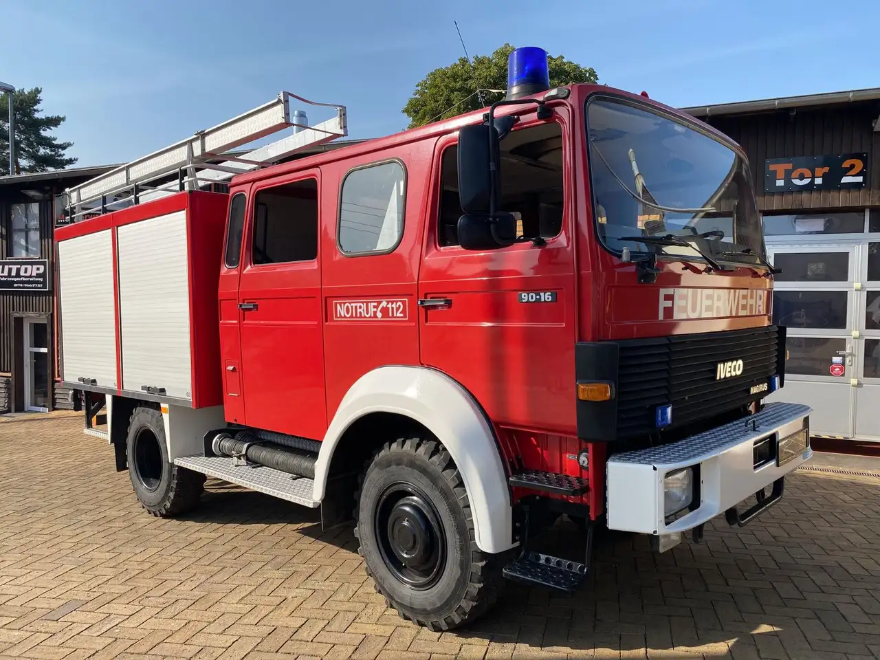 Iveco Magirus 75-16 AW LF 8/6 4x4 Allrad Singlebereif., foto 1