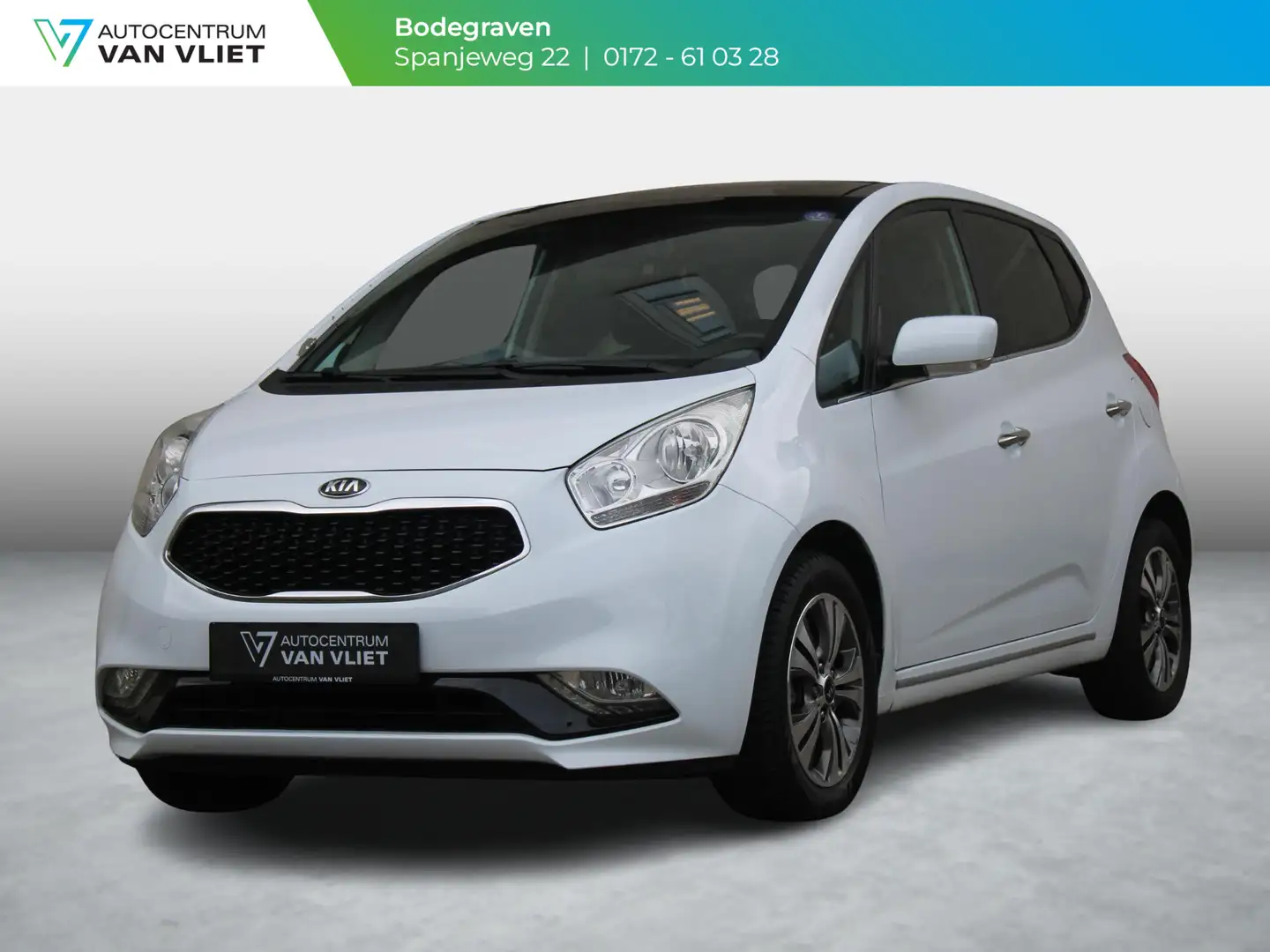 Kia Venga 1.4 CVVT ExecutiveLine | NAVIGATIE | ACHTERUITRIJC Blanc - 1