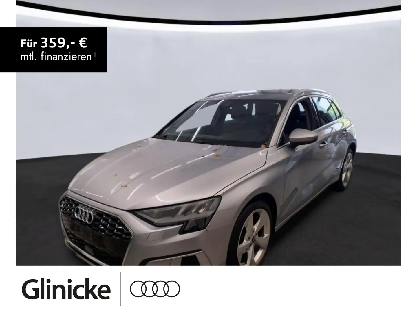 Audi A3 advanced 2.0 TDI DSG, SHZ, KESSY Silber - 1