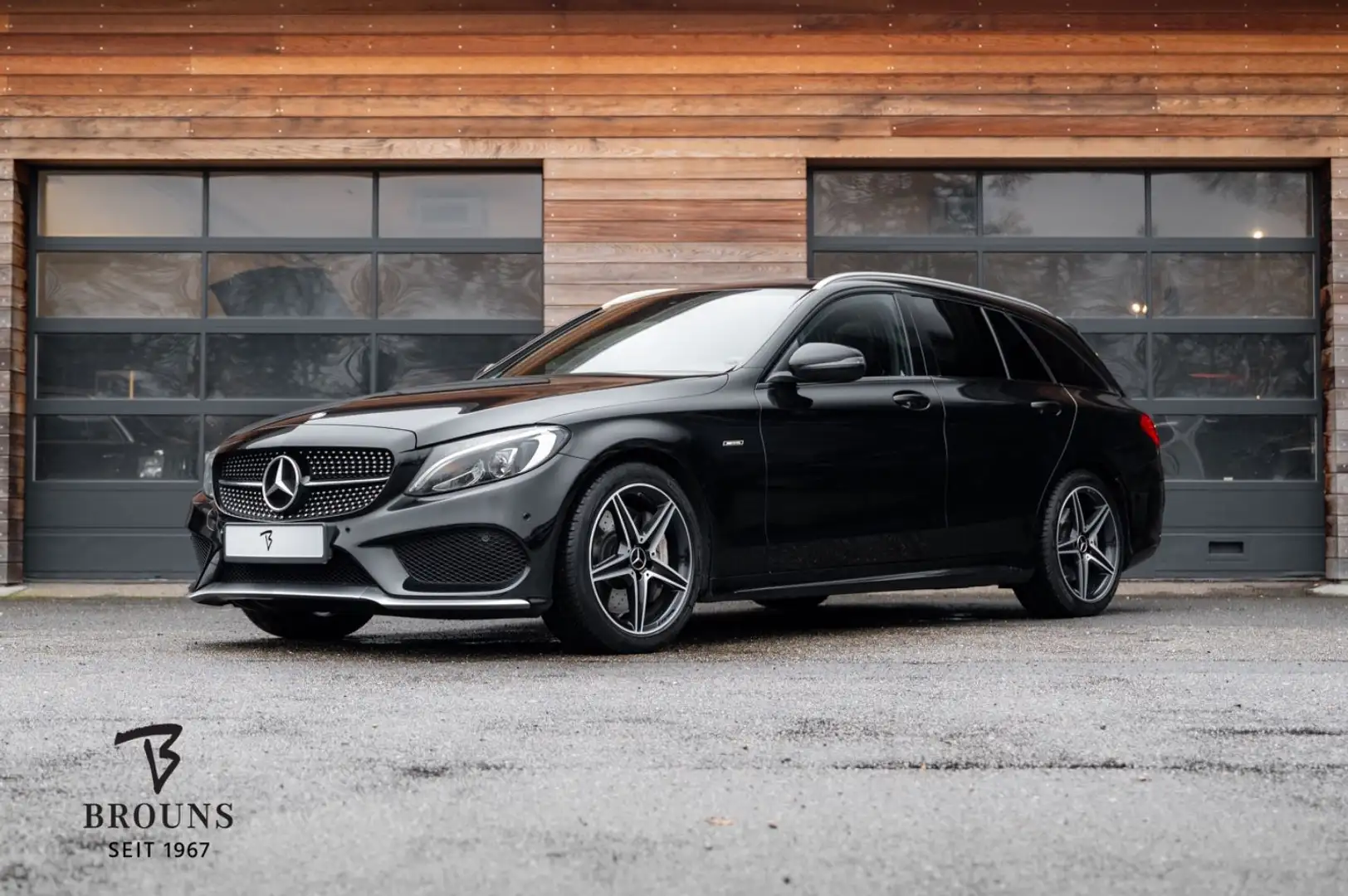 Mercedes-Benz C 43 AMG / 450 AMG 4Matic 367PS |RideControl|Pano Schwarz - 1
