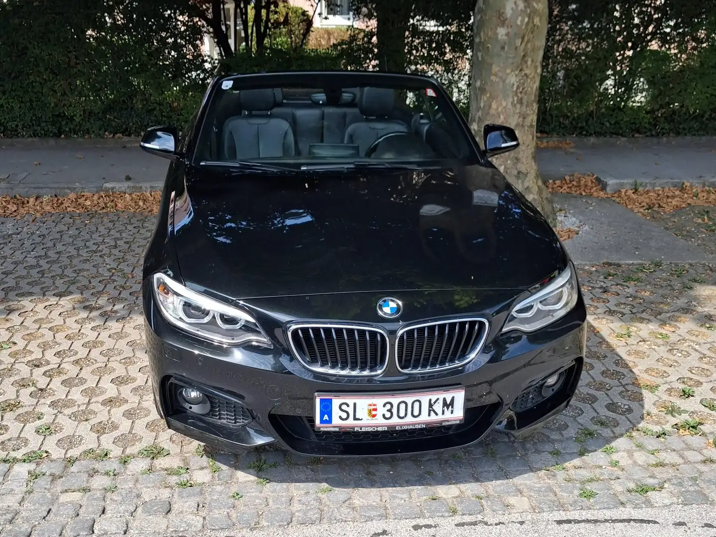 BMW 218 218d Cabrio Sport Line Aut. Sport Line Schwarz - 1