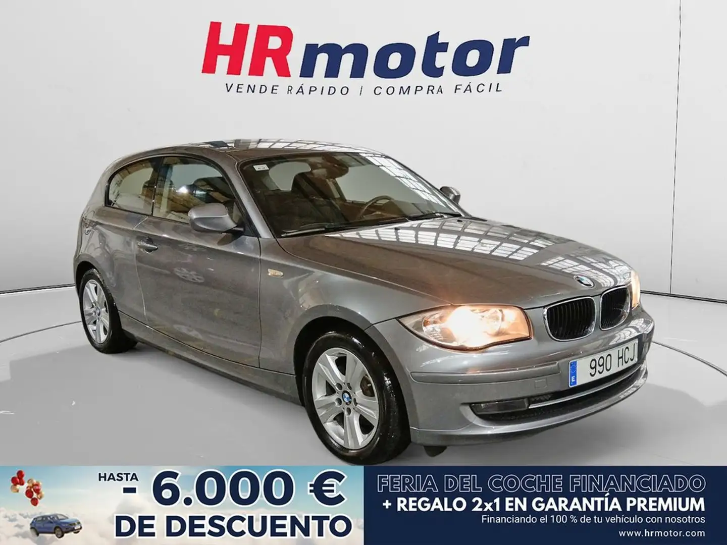 BMW 118 118d Gris - 1