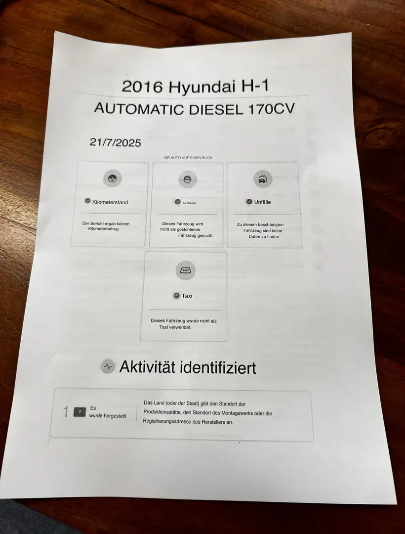 Hyundai H-1 2.5 CRDi Travel Trend Negro - 1